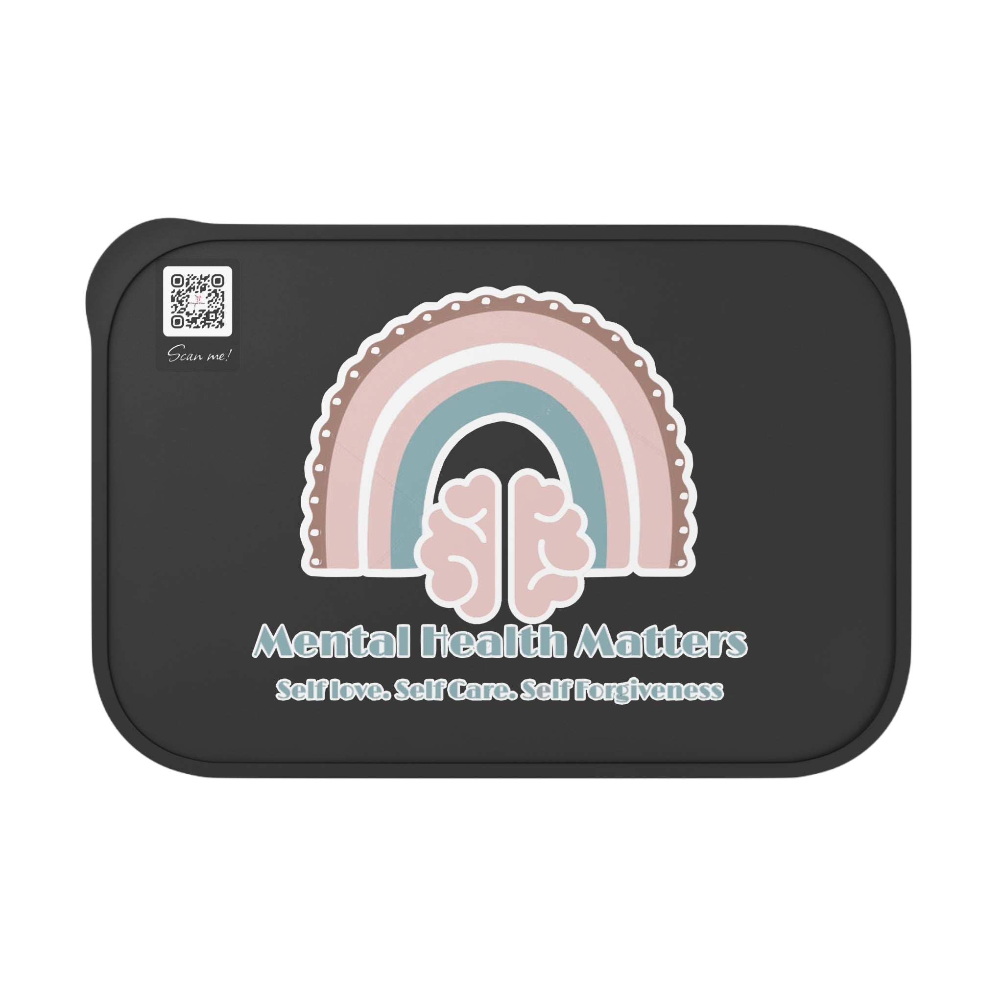 Mental Health Matters V2. Bento Box, Lunch Container, Eco-Friendly Lunchbox, Mindfulness Gift, Food Storage Solution