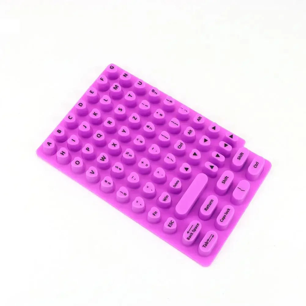 Silicone Laptop Keyboard Film Long Nails Convenient Artifact Typing Available On Nails Key Protects Caps Manicure Press K7N0