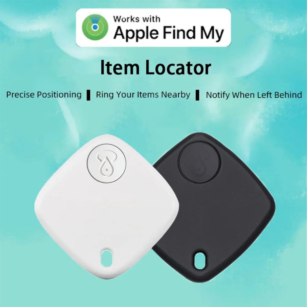 F2 Smart Airtag GPS Positioning Anti-Lost Device For iPhone iPad iOS Find My App Bluetooth Tracker Keys/Pets/Kids Locator Finder