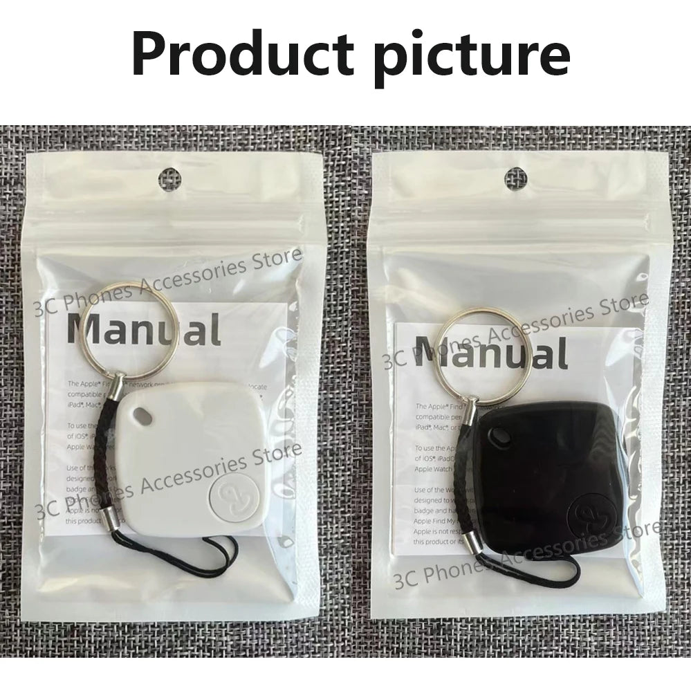 F2 Smart Airtag GPS Positioning Anti-Lost Device For iPhone iPad iOS Find My App Bluetooth Tracker Keys/Pets/Kids Locator Finder