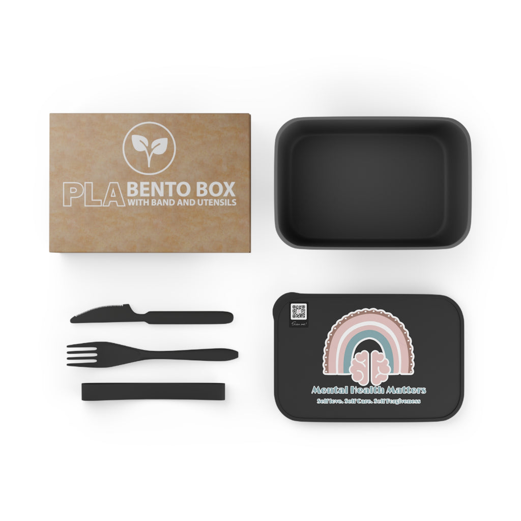 Mental Health Matters V2. Bento Box, Lunch Container, Eco-Friendly Lunchbox, Mindfulness Gift, Food Storage Solution
