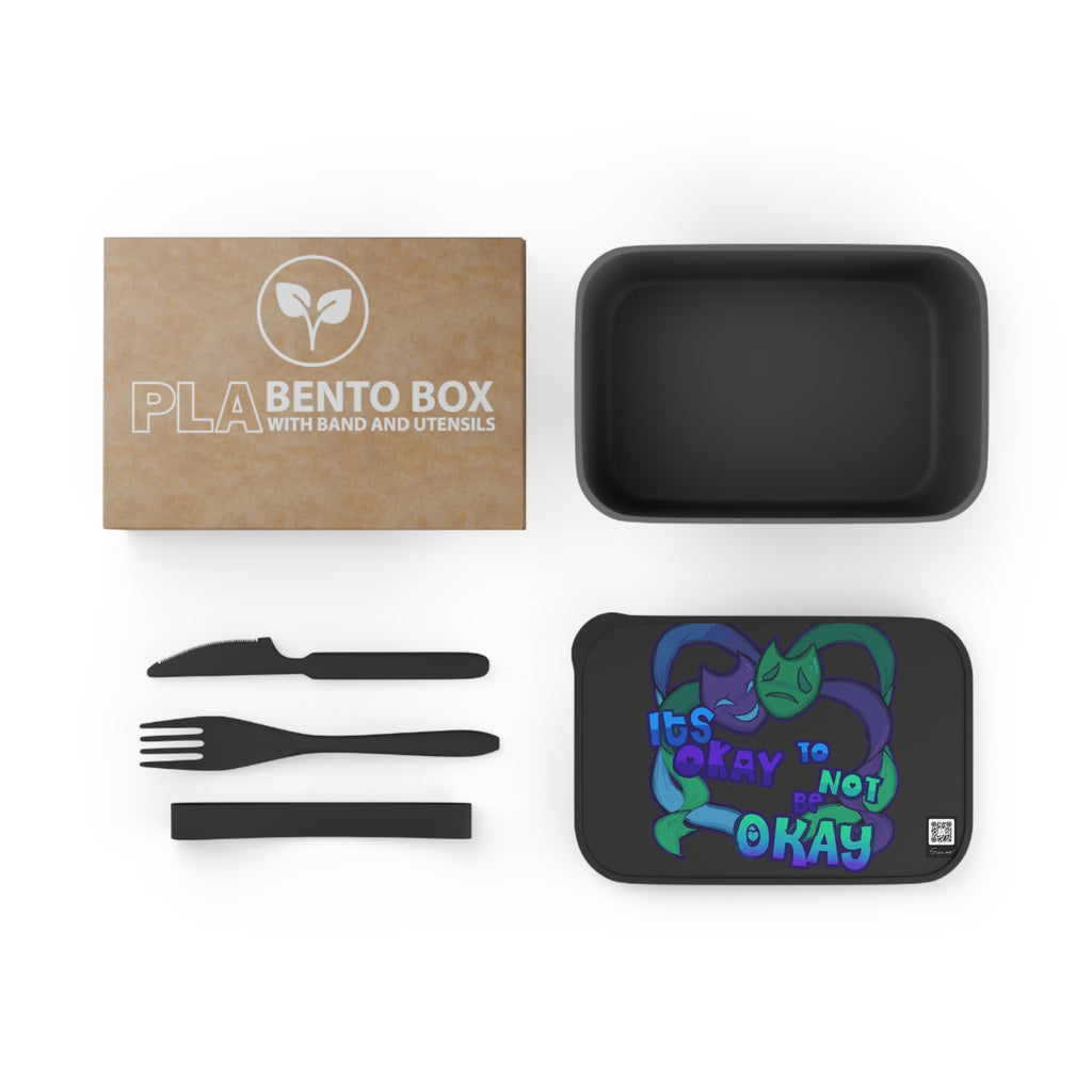 It's Okay to Not Be Okay Bento Box, Mental Health Lunch Container, Motivational Meal Prep, Gift for Encouragement, Self-Care Essentials