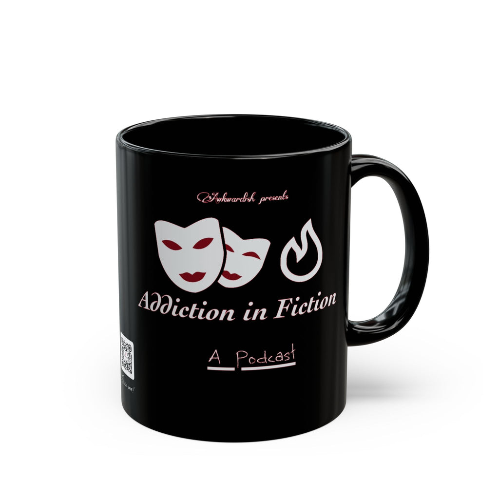 Addiction in Fiction Black Mug for Podcast Lovers, Addicted to Storytelling, Unique Gift for Writers, Halloween Themed Drinkware, [...]