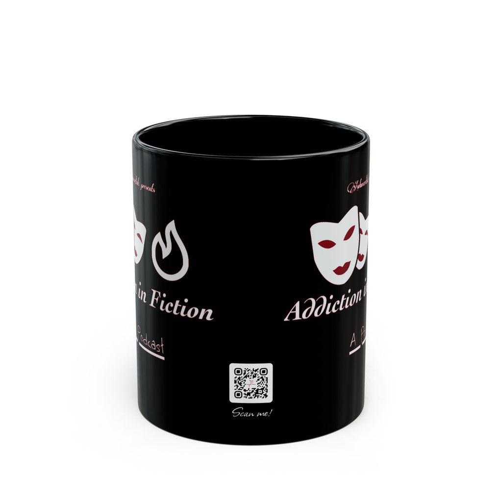 Addiction in Fiction Black Mug for Podcast Lovers, Addicted to Storytelling, Unique Gift for Writers, Halloween Themed Drinkware, [...]
