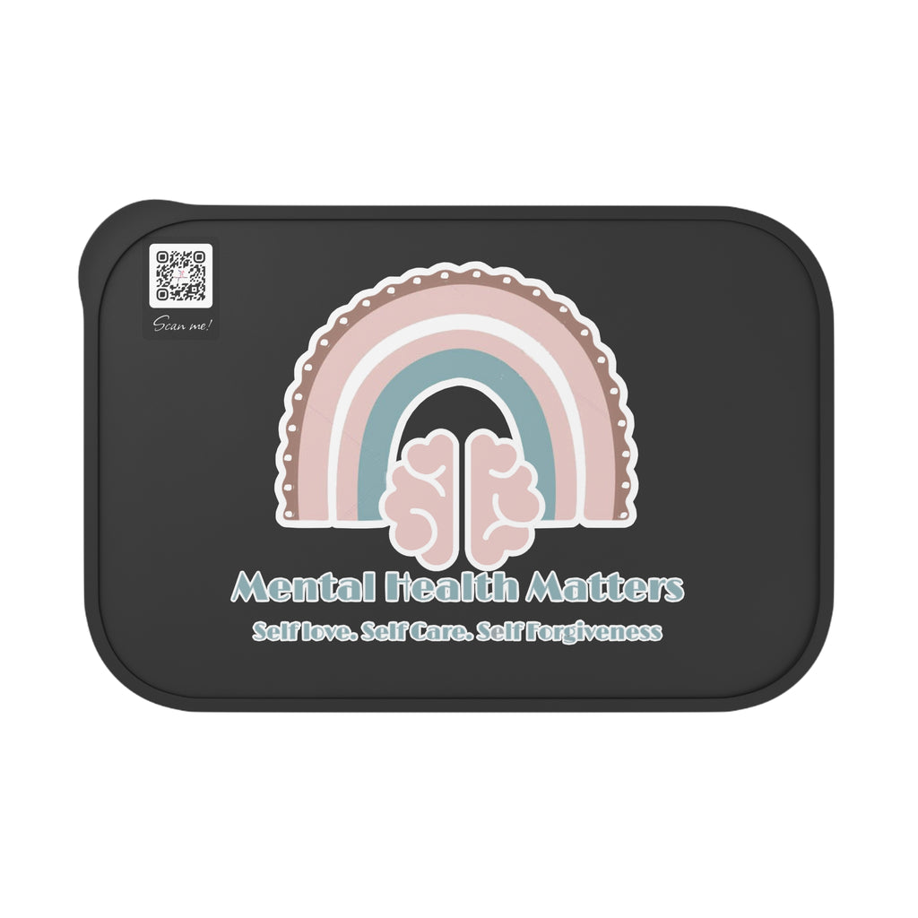 Mental Health Matters V2. Bento Box, Lunch Container, Eco-Friendly Lunchbox, Mindfulness Gift, Food Storage Solution