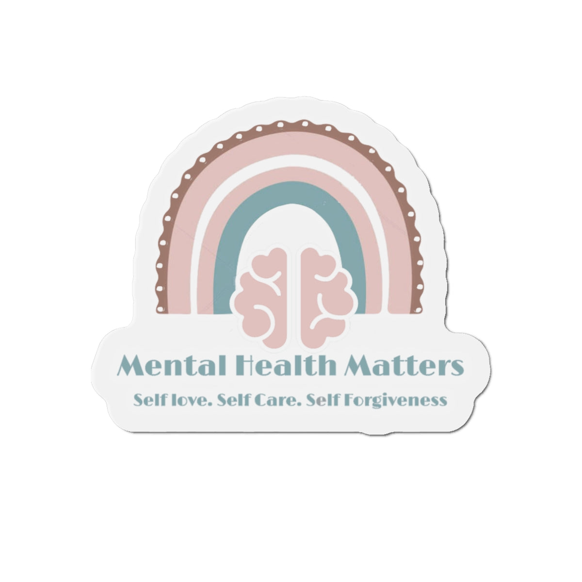 Colorful Mental Health Matters V2 Die-Cut Magnet | Self-Care Reminder Decor, Inspirational Gift, Home Office Accessory, Cute Fridge Magnet, [...]