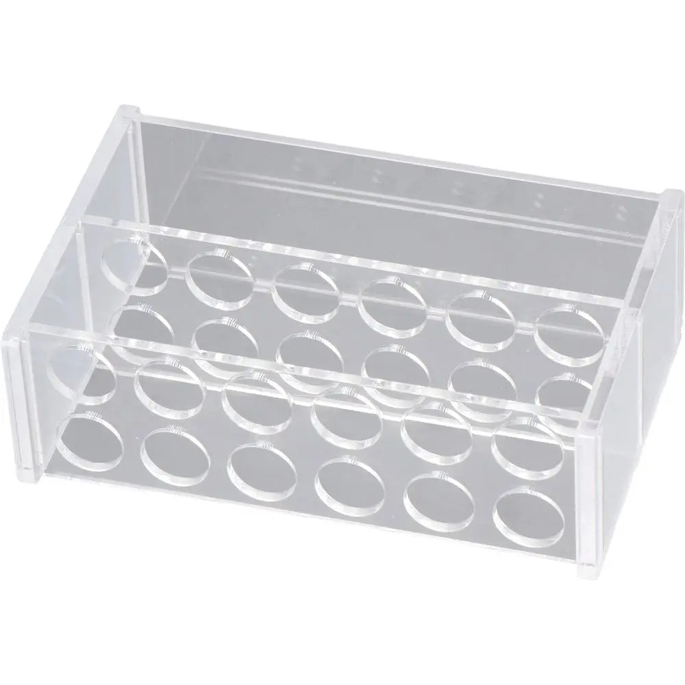 10ml Test Tube Rack Holder Acrylic 6 holes Lab Stand 16mm Clear Centrifuge Tubes Rack Tubes
