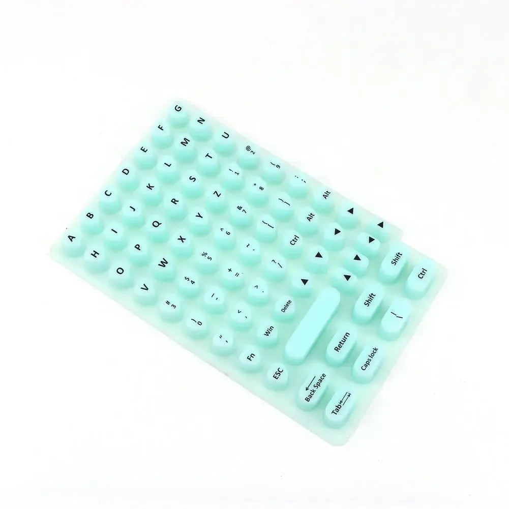 Silicone Laptop Keyboard Film Long Nails Convenient Artifact Typing Available On Nails Key Protects Caps Manicure Press K7N0
