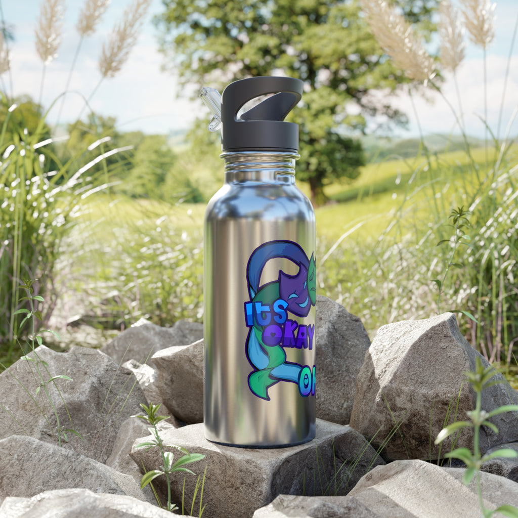 It’s Okay to No Be Okay (2025) Emotional Support Stainless Steel Water Bottle, 20oz, Motivational Drink Container, Mental Health Gift, Reusable Bottle, Eco-Friendly [...]