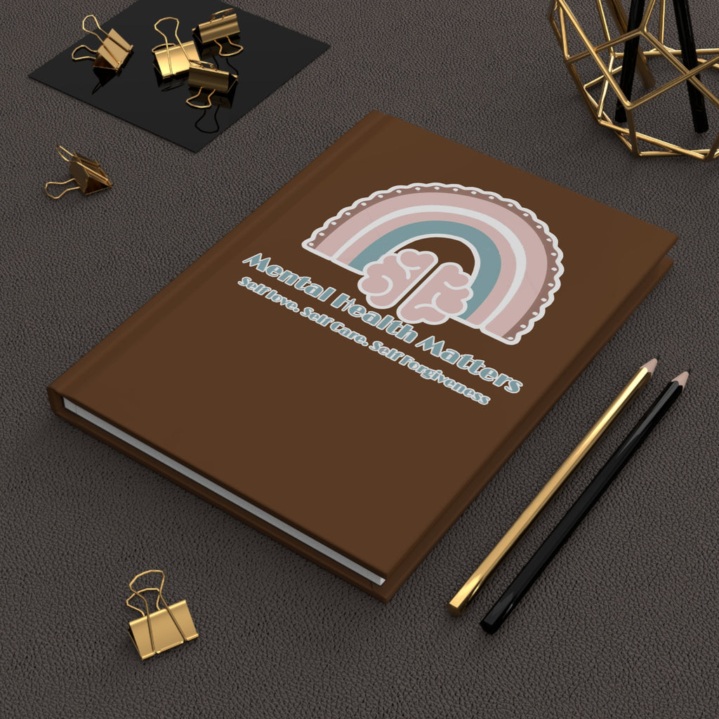 Mental Health Matters (V2) Journal, Self-Care Notebook, Guided Writing Diary, Positive Affirmations Planner, Mental Wellness Gift