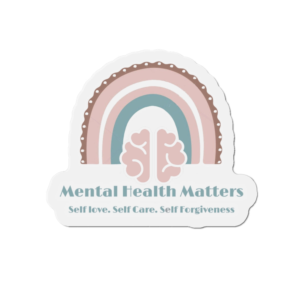 Colorful Mental Health Matters V2 Die-Cut Magnet | Self-Care Reminder Decor, Inspirational Gift, Home Office Accessory, Cute Fridge Magnet, [...]