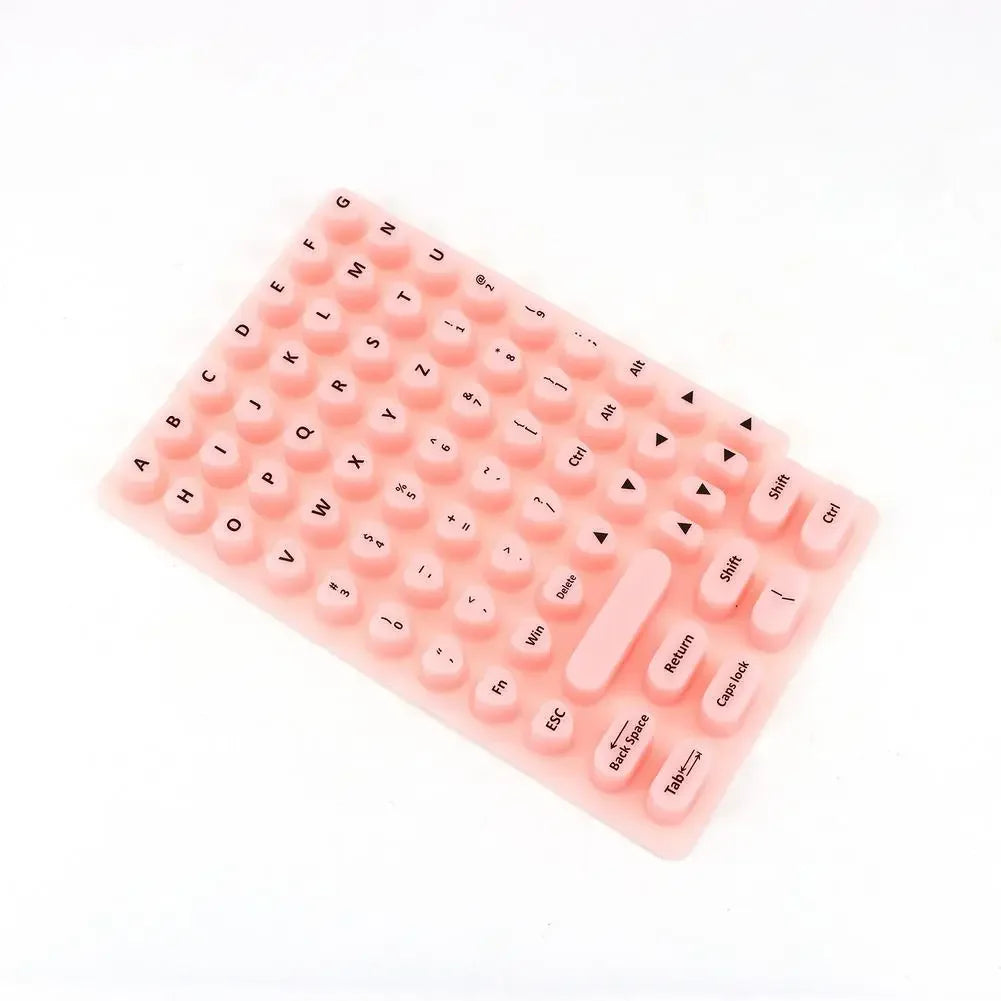 Silicone Laptop Keyboard Film Long Nails Convenient Artifact Typing Available On Nails Key Protects Caps Manicure Press K7N0