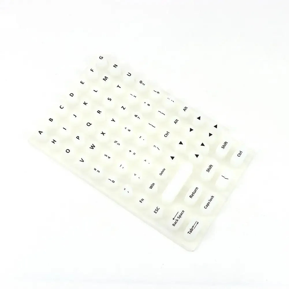 Silicone Laptop Keyboard Film Long Nails Convenient Artifact Typing Available On Nails Key Protects Caps Manicure Press K7N0