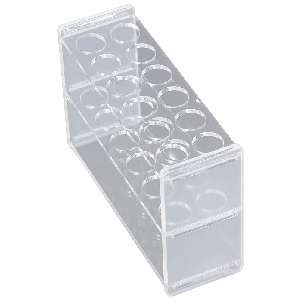 10ml Test Tube Rack Holder Acrylic 6 holes Lab Stand 16mm Clear Centrifuge Tubes Rack Tubes
